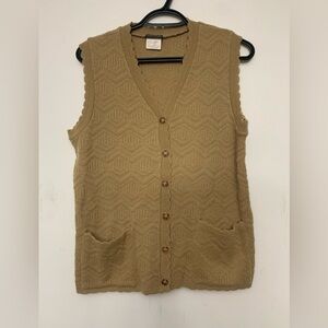 Retro vintage grandma’s style vest size small
